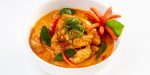 Thai Red Chicken Curry with coconut milk and red curry paste
