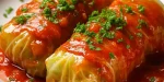 Traditional Cabbage Rolls in tomato sauce